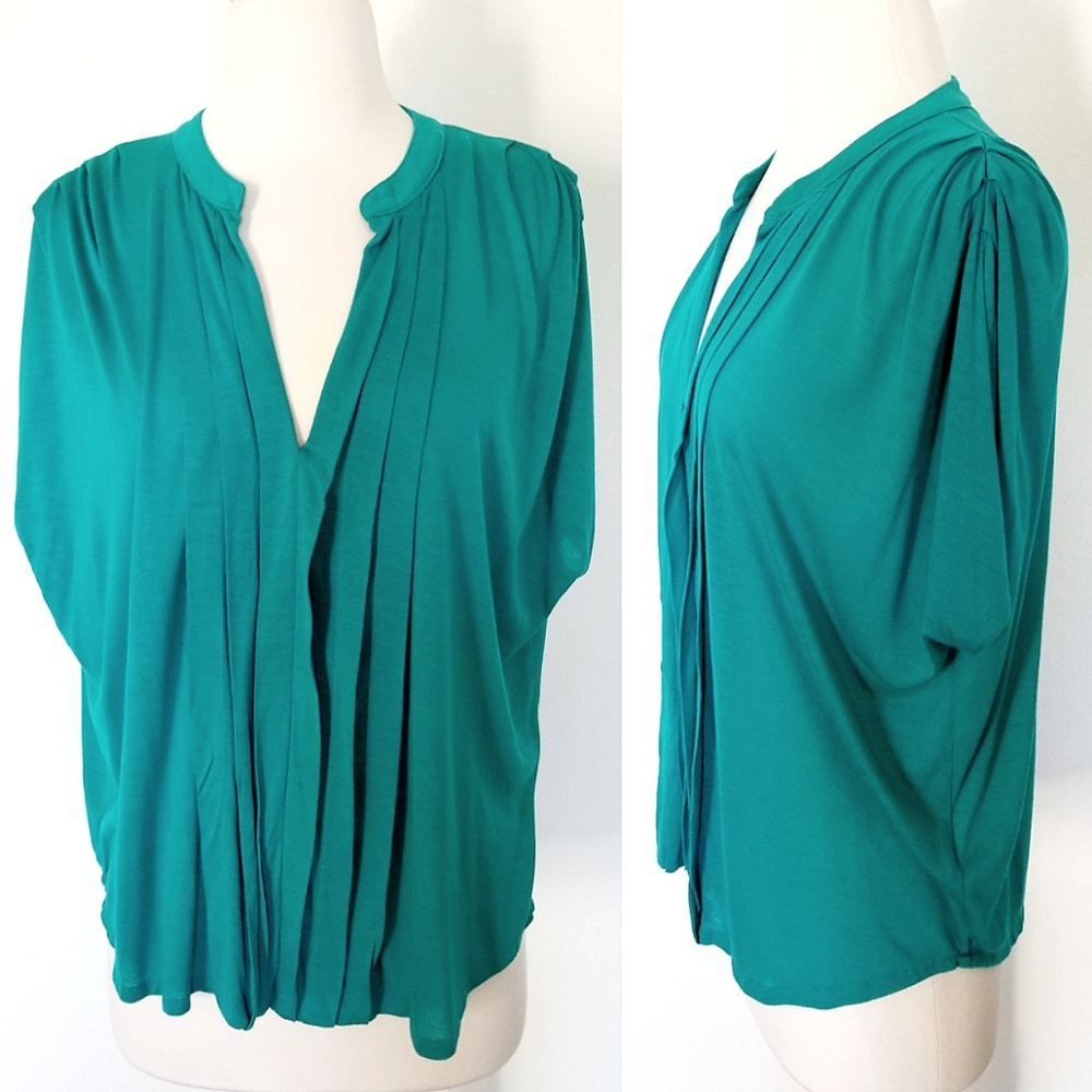 Soft Joie Pleated Front Blouse